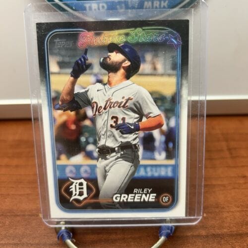 Cheap Sneaks Footwear/Sports Cards Baseball Card 2024 Topps Series 1 RILEY GREENE Future Stars Parallel Detroit Tigers