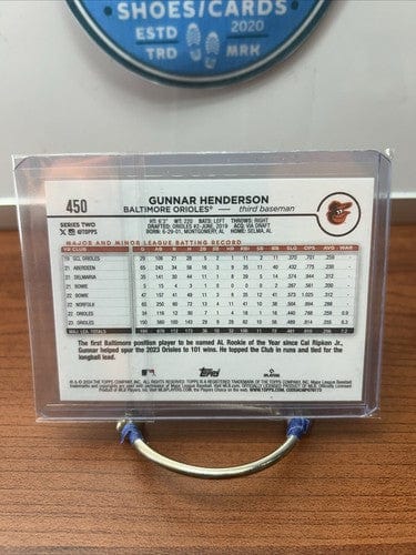 Cheap Sneaks Footwear/Sports Cards Baseball Card 2024 Topps Series 2 - #450 Gunnar Henderson Baltimore Orioles All Star