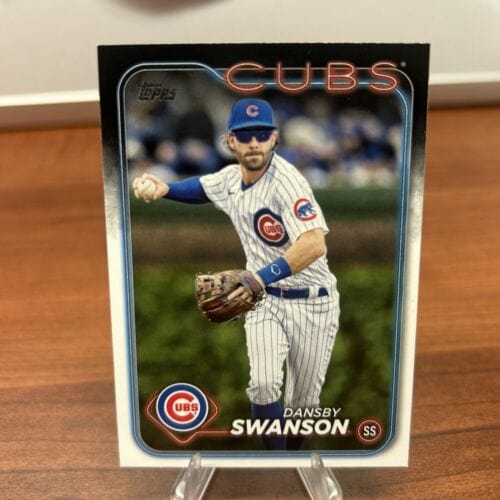Cheap Sneaks Footwear/Sports Cards Baseball Card 2024 Topps Series One Dansby Swanson #164 Chicago Cubs MLB Baseball