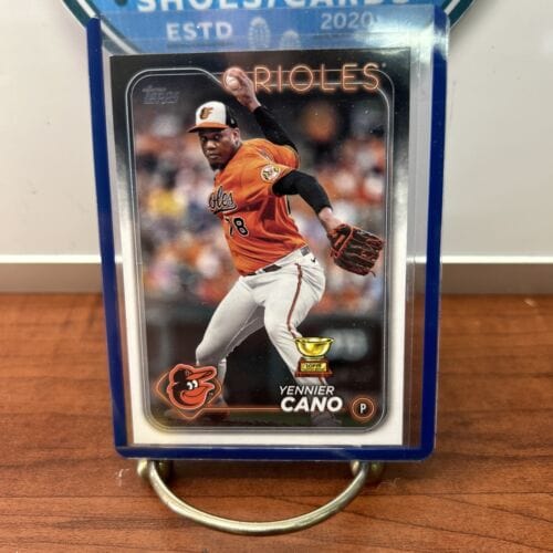Cheap Sneaks Footwear/Sports Cards Baseball Card 2024 Topps Series One Yennier Cano baseball Rookie Cup card #158 Oriol