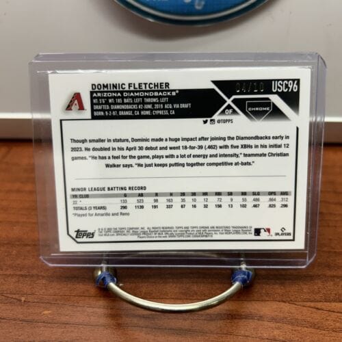 Cheap Sneaks Footwear/Sports Cards Baseball Card 4/10 2023 Topps Chrome Update Dominic Fletcher RC RED/ORNG Lava Lamp R