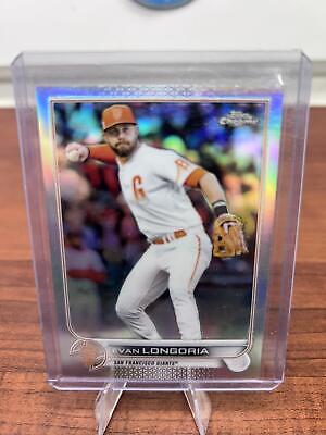 Cheap Sneaks Footwear/Sports Cards Baseball Card 54 Evan Longoria 2022 Topps Chrome Silver Refractor #54 San Francisco