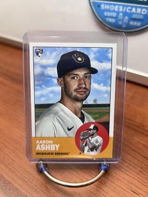 Cheap Sneaks Footwear/Sports Cards Baseball Card Aaron Ashby RC 2022 Topps Archives #56 Milwaukee Brewers