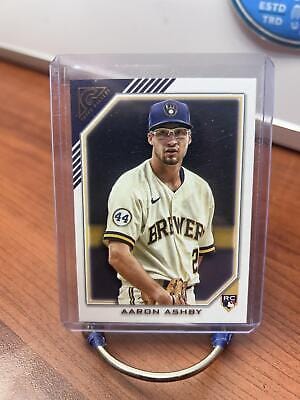 Cheap Sneaks Footwear/Sports Cards Baseball Card Aaron Ashby RC 2022 Topps Gallery #139 Milwaukee Brewers