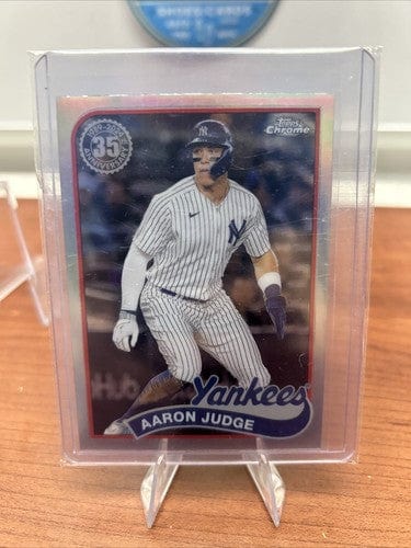 Cheap Sneaks Footwear/Sports Cards Baseball Card Aaron Judge 2024 Topps Chrome 1989 35th Anniversary Refractor #89CB-2