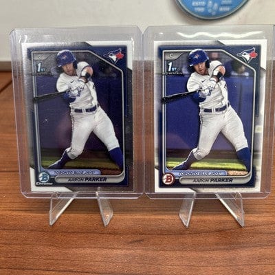 Cheap Sneaks Footwear/Sports Cards Baseball Card Aaron Parker 2024 Bowman Draft Chrome 1st Bowman #BDC-160 Blue Jays +