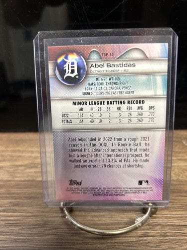 Cheap Sneaks Footwear/Sports Cards Baseball Card Abel Bastidas 2023 Bowman Platinum Detroit Tigers Baseball Card #Top-6