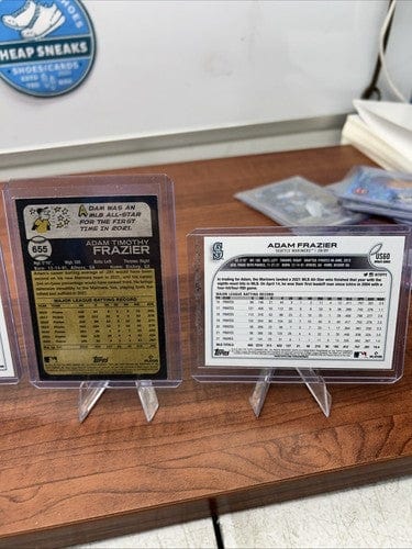 Cheap Sneaks Footwear/Sports Cards Baseball Card Adam Frazier Lot 2022 Topps Chrome Prism Refractor/ Base #47+ 22 Topps