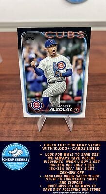 Cheap Sneaks Footwear/Sports Cards Baseball Card Adbert Alzolay 2024 Topps #129 Chicago Cubs