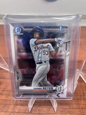 Cheap Sneaks Footwear/Sports Cards Baseball Card Adinso Reyes 2021 Bowman Chrome Prospects #BCP-21 Detroit Tigers