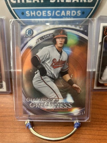 Cheap Sneaks Footwear/Sports Cards Baseball Card Adley Rutschman 2020 Bowman Chrome  Glimpse of Greatness+23 Topps Chro