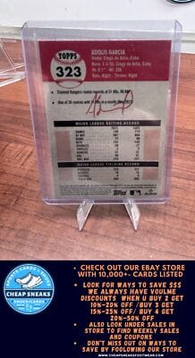 Cheap Sneaks Footwear/Sports Cards Baseball Card Adolis Garcia 2022 Topps Chrome Platinum Anniversary #323 Texas Ranger