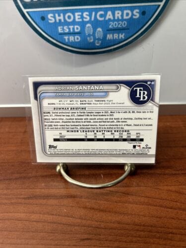 Cheap Sneaks Footwear/Sports Cards Baseball Card Adrian Santana 2024 Bowman Rookie Card # BP-61 Rays