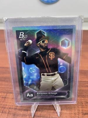 Cheap Sneaks Footwear/Sports Cards Baseball Card Aeverson Arteaga 2022 Bowman Platinum Precious Elements #PE-29  SF Gia
