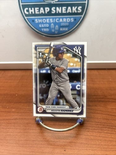 Cheap Sneaks Footwear/Sports Cards Baseball Card AGUSTIN RAMIREZ - 2024 1st BOWMAN - NEW YORK YANKEES RC - #BP-85