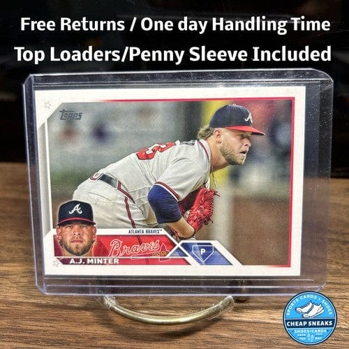 Cheap Sneaks Footwear/Sports Cards Baseball Card AJ Minter - 2023 Topps Series 1 #159 - Atlanta Braves