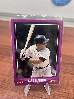 Cheap Sneaks Footwear/Sports Cards Baseball Card Alan Trammell 1988 Score #37 Detroit Tigers