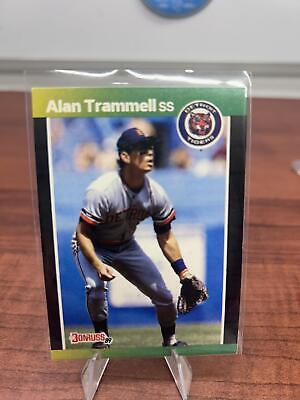 Cheap Sneaks Footwear/Sports Cards Baseball Card Alan Trammell 1989 Donruss #180d Detroit Tigers