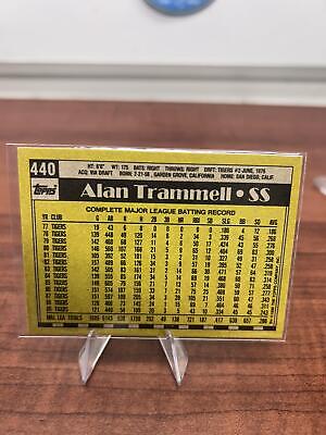 Cheap Sneaks Footwear/Sports Cards Baseball Card Alan Trammell 1990 Topps #440 Detroit Tigers