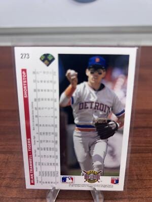 Cheap Sneaks Footwear/Sports Cards Baseball Card Alan Trammell 1992 Upper Deck #273 Detroit Tigers