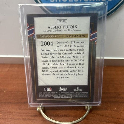 Cheap Sneaks Footwear/Sports Cards Baseball Card Albert Pujols 2022 Topps Update Paragons of the Postseason Insert