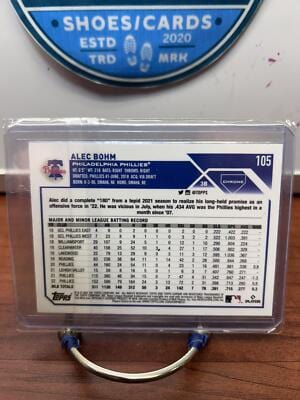 Cheap Sneaks Footwear/Sports Cards Baseball Card Alec Bohm 2023 Topps Chrome Pink Refractor #105 Philadelphia Phillies