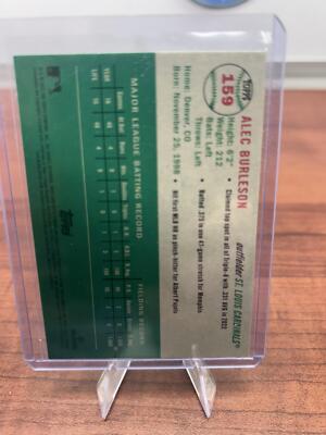 Cheap Sneaks Footwear/Sports Cards Baseball Card Alec Burleson 2023 Topps Chrome Platinum Anniversary #159  Cardinals