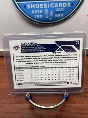 Cheap Sneaks Footwear/Sports Cards Baseball Card Alek Manoah 2023 Topps Chrome Pink Refractor #24 Blue Jays