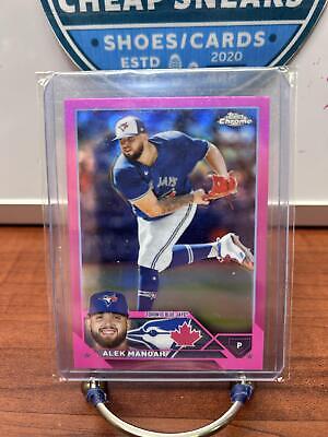 Cheap Sneaks Footwear/Sports Cards Baseball Card Alek Manoah 2023 Topps Chrome Pink Refractor #24 Blue Jays