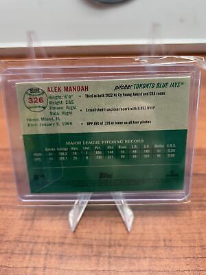 Cheap Sneaks Footwear/Sports Cards Baseball Card Alek Manoah 2023 Topps Chrome Platinum Anniversary #326 Toronto Blue J