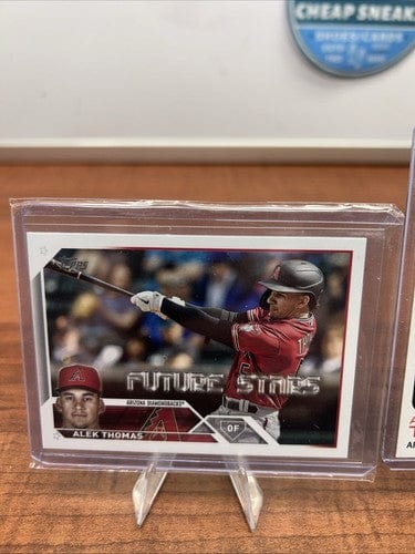 Cheap Sneaks Footwear/Sports Cards Baseball Card Alek Thomas 2022 Topps Heritage ROOKIE CARD #597+ Bonous Card Diamondb