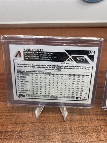 Cheap Sneaks Footwear/Sports Cards Baseball Card Alek Thomas 2022 Topps Heritage ROOKIE CARD #597+ Bonous Card Diamondb