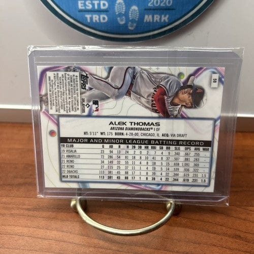 Cheap Sneaks Footwear/Sports Cards Baseball Card ALEK THOMAS 2023 Topps Chrome Cosmic  #59 Arizona Diamondbacks