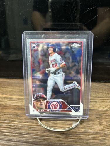 Cheap Sneaks Footwear/Sports Cards Baseball Card Alex Call 2023 Topps Chrome Rookie Card RC #187 Washington Nationals
