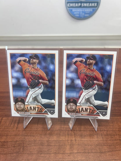 Cheap Sneaks Footwear/Sports Cards Baseball Card Alex Cobb 2023 Topps #108 San Francisco Giants