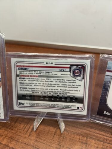 Cheap Sneaks Footwear/Sports Cards Baseball Card Alex Kirilloff Minn Twins 2024 Topps Chrome 2020/21 Bowman Chrome Top-