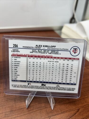 Cheap Sneaks Footwear/Sports Cards Baseball Card Alex Kirilloff Minn Twins 2024 Topps Chrome 2020/21 Bowman Chrome Top-