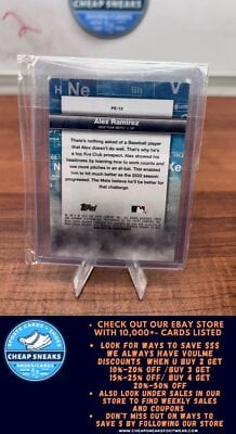 Cheap Sneaks Footwear/Sports Cards Baseball Card Alex Ramirez 2023 Bowman Platinum Precious Elements #PE-12 New York Me