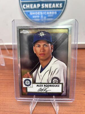 Cheap Sneaks Footwear/Sports Cards Baseball Card Alex Rodriguez 2021 Topps Chrome Platinum Anniversary #689 Seattle Mar