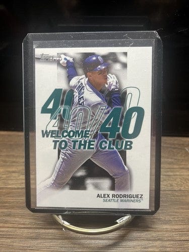 Cheap Sneaks Footwear/Sports Cards Baseball Card Alex Rodriguez Seattle Mariners 2023 Topps Series 1  40/40 Welcome 2 C