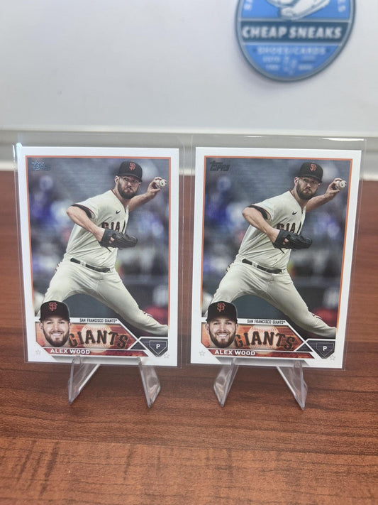 Cheap Sneaks Footwear/Sports Cards Baseball Card Alex Wood 2023 Topps #304 San Francisco Giants