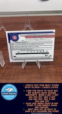Cheap Sneaks Footwear/Sports Cards Baseball Card Alexander Canario (RC) 2024 Bowman #21 Chicago Cubs