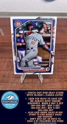Cheap Sneaks Footwear/Sports Cards Baseball Card Alexander Canario (RC) 2024 Bowman #21 Chicago Cubs