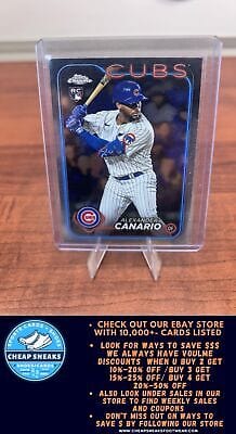 Cheap Sneaks Footwear/Sports Cards Baseball Card Alexander Canario (RC) 2024 Topps Chrome #174 Chicago Cubs