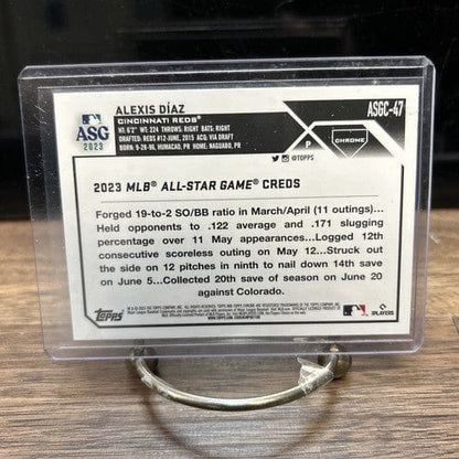 Cheap Sneaks Footwear/Sports Cards Baseball Card Alexis Diaz2023 Topps Chrome All Star Game Silver Refractor Cin. Reds