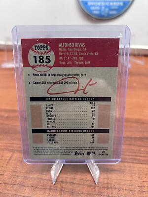 Cheap Sneaks Footwear/Sports Cards Baseball Card Alfonso Rivas RC 2022 Topps Chrome Platinum Anniversary #185 Chicago C