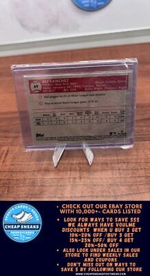 Cheap Sneaks Footwear/Sports Cards Baseball Card Ali Sanchez RC 2021 Topps Chrome Platinum Anniversary #69 New York Met