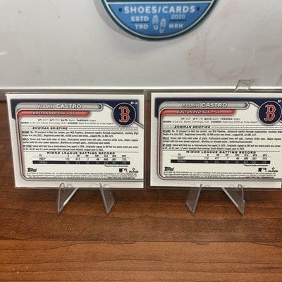 Cheap Sneaks Footwear/Sports Cards Baseball Card Allan Castro 2024 Bowman Prospects #BP-14 Boston Red Sox