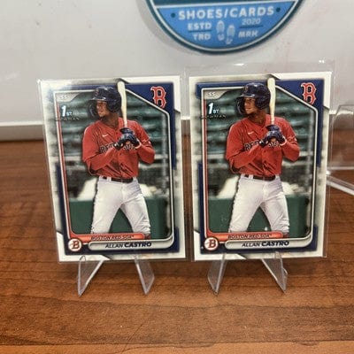 Cheap Sneaks Footwear/Sports Cards Baseball Card Allan Castro 2024 Bowman Prospects #BP-14 Boston Red Sox