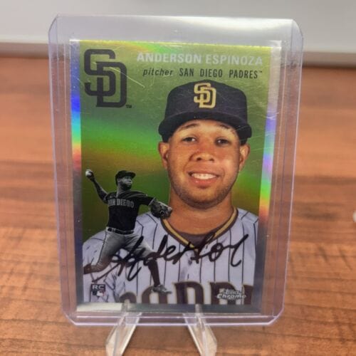 Cheap Sneaks Footwear/Sports Cards Baseball Card Anderson Espinoza (RC) 2023 Topps Chrome Platinum Anniversary - #12 Re